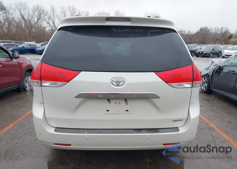 2011 Toyota Sienna Limited V6 from USA, damaged, VIN 5TDYK3DC9BS081552